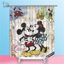 Load image into Gallery viewer, NYAA Mickey Shower Curtains Waterproof Polyester Fabric Bathroom Curtains For Home Decor