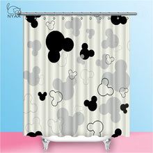 Load image into Gallery viewer, NYAA Mickey Shower Curtains Waterproof Polyester Fabric Bathroom Curtains For Home Decor