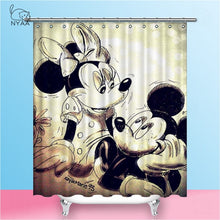 Load image into Gallery viewer, NYAA Mickey Shower Curtains Waterproof Polyester Fabric Bathroom Curtains For Home Decor