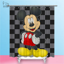Load image into Gallery viewer, NYAA Mickey Shower Curtains Waterproof Polyester Fabric Bathroom Curtains For Home Decor
