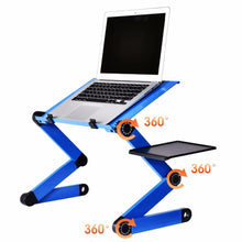 Load image into Gallery viewer, Aluminum Alloy Laptop Table Adjustable Portable Folding Computer Desk Students Dormitory Laptop Table Computer Stand Bed Tray