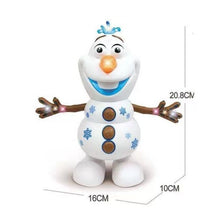 Load image into Gallery viewer, Frozen 2 Robots Snowman Olaf Electric Toys Dance Moves Light Music Cartoon Plastic Toy Boys And Girls Christmas Gifts
