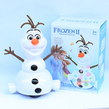 Load image into Gallery viewer, Frozen 2 Robots Snowman Olaf Electric Toys Dance Moves Light Music Cartoon Plastic Toy Boys And Girls Christmas Gifts