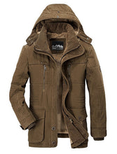 Load image into Gallery viewer, Brand Winter Jacket Men size 5XL 6XL Warm Thick Windbreaker High Quality Fleece Cotton-Padded Parkas Military Overcoat clothing
