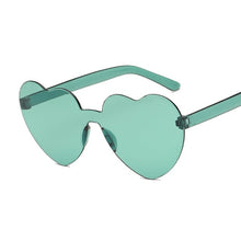 Load image into Gallery viewer, Love Heart Sunglasses Women Brand Designer New Fashion Cute Sexy Retro Cat Eye Vintage Cheap Sun Glasses Red Female