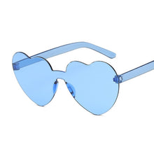 Load image into Gallery viewer, Love Heart Sunglasses Women Brand Designer New Fashion Cute Sexy Retro Cat Eye Vintage Cheap Sun Glasses Red Female