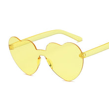 Load image into Gallery viewer, Love Heart Sunglasses Women Brand Designer New Fashion Cute Sexy Retro Cat Eye Vintage Cheap Sun Glasses Red Female