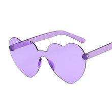 Load image into Gallery viewer, Love Heart Sunglasses Women Brand Designer New Fashion Cute Sexy Retro Cat Eye Vintage Cheap Sun Glasses Red Female