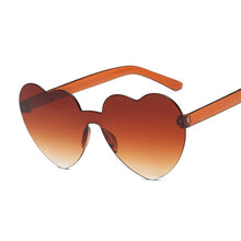 Load image into Gallery viewer, Love Heart Sunglasses Women Brand Designer New Fashion Cute Sexy Retro Cat Eye Vintage Cheap Sun Glasses Red Female