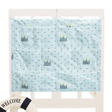 Load image into Gallery viewer, Bed Hanging Storage Bag Baby Cot Bed Brand Baby Cotton Crib Organizer 50*60cm Toy Diaper Pocket for Crib Bedding Set