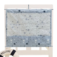 Load image into Gallery viewer, Bed Hanging Storage Bag Baby Cot Bed Brand Baby Cotton Crib Organizer 50*60cm Toy Diaper Pocket for Crib Bedding Set