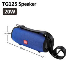 Load image into Gallery viewer, TG118 High Power 40W Bluetooth Speaker Waterproof Portable Column For PC Computer Speakers Subwoofer Boom box Music Center Radio
