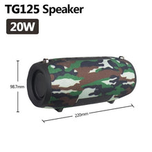 Load image into Gallery viewer, TG118 High Power 40W Bluetooth Speaker Waterproof Portable Column For PC Computer Speakers Subwoofer Boom box Music Center Radio