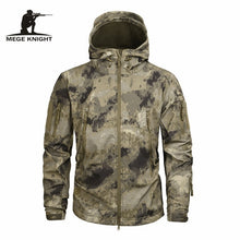 Load image into Gallery viewer, Mege Brand Clothing Autumn Men's Military Camouflage Fleece Jacket Army Tactical Clothing Multicam Male Camouflage Windbreakers