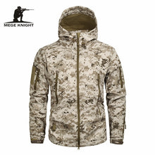 Load image into Gallery viewer, Mege Brand Clothing Autumn Men's Military Camouflage Fleece Jacket Army Tactical Clothing Multicam Male Camouflage Windbreakers