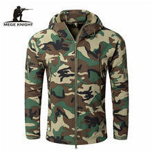 Load image into Gallery viewer, Mege Brand Clothing Autumn Men's Military Camouflage Fleece Jacket Army Tactical Clothing Multicam Male Camouflage Windbreakers