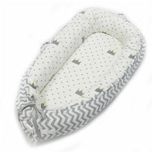 Load image into Gallery viewer, 80*50cm Baby Nest Bed Portable Crib Travel Bed Infant Toddler Cotton Cradle for Newborn Baby Bassinet Bed
