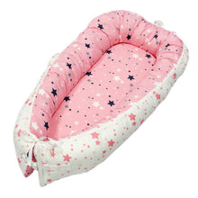 Load image into Gallery viewer, 80*50cm Baby Nest Bed Portable Crib Travel Bed Infant Toddler Cotton Cradle for Newborn Baby Bassinet Bed