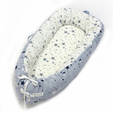 Load image into Gallery viewer, 80*50cm Baby Nest Bed Portable Crib Travel Bed Infant Toddler Cotton Cradle for Newborn Baby Bassinet Bed