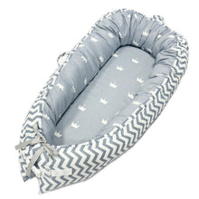 Load image into Gallery viewer, 80*50cm Baby Nest Bed Portable Crib Travel Bed Infant Toddler Cotton Cradle for Newborn Baby Bassinet Bed