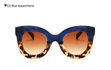 Load image into Gallery viewer, LongKeeper Cat Eye Vintage Sunglasses Women 2020 Fashion Leopard Sun Glasses Sexy Ladies Eyewears UV400 Goggles Oval Glasses