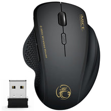 Load image into Gallery viewer, Wireless Mouse Ergonomic Computer Mouse PC Optical Mause with USB Receiver 6 buttons 2.4Ghz Wireless Mice 1600 DPI For Laptop