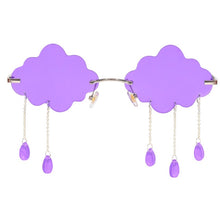 Load image into Gallery viewer, Fashion Rimless Sunglasses Women 2020 Vintage Clouds Tassel Steampunk Sunglasses Men Frameless Punk Glasses Shades UV400 Oculos