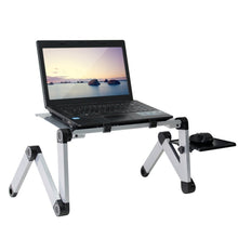 Load image into Gallery viewer, Portable Adjustable Aluminum Laptop Desk Stand Table Vented Ergonomic TV Bed laptop stand Working Office PC Riser Bed Sofa