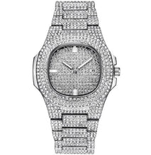 Load image into Gallery viewer, Free Dropshipping New 2020 Femme Diamond Mens Watches Hip Hop Quartz Watch For Women Iced Out Female Clock Male Wristwatches
