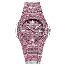 Load image into Gallery viewer, Free Dropshipping New 2020 Femme Diamond Mens Watches Hip Hop Quartz Watch For Women Iced Out Female Clock Male Wristwatches