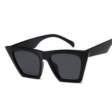 Load image into Gallery viewer, Female Vintage Sunglasses Women Fashion Cat Eye Luxury Sun Glasses Classic Shopping Lady Black Oculos De Sol UV400