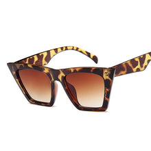 Load image into Gallery viewer, Female Vintage Sunglasses Women Fashion Cat Eye Luxury Sun Glasses Classic Shopping Lady Black Oculos De Sol UV400