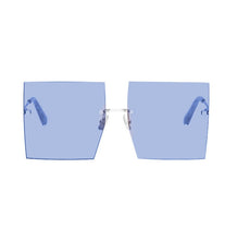 Load image into Gallery viewer, Trendy Oversized Square Sunglasses Women Personlity Fashion Sexy Red Brown Tinted Color Lens UV400 Retro Ladies Sun Glasses