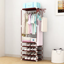 Load image into Gallery viewer, Simple Fashion Coat Rack Large Capacity Bedroom Wardrobe Closet Clothes Hanger Mutifunctional Storage Organizer Floor Shelf
