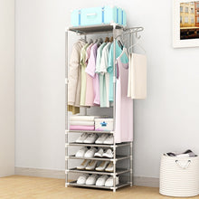 Load image into Gallery viewer, Simple Fashion Coat Rack Large Capacity Bedroom Wardrobe Closet Clothes Hanger Mutifunctional Storage Organizer Floor Shelf