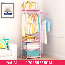 Load image into Gallery viewer, Simple Fashion Coat Rack Large Capacity Bedroom Wardrobe Closet Clothes Hanger Mutifunctional Storage Organizer Floor Shelf