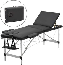 Load image into Gallery viewer, Beauty Bed Portable Massage Tables Aluminum Folding Cosmetic Bed Ergonomic Therapy Sofa Table Spa Salon Furniture
