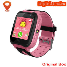 Load image into Gallery viewer, 2020 kid Phone call Kids Smart Watch for children SOS Antil-lost Waterproof Smartwatch Baby 2G SIM Card Location Tracker watches