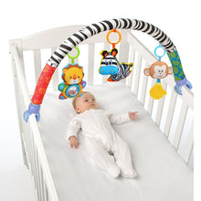 Load image into Gallery viewer, babies musical mobile for crib plush toys arc on the bed toddlers rattle newborn baby boy girl toy for stroller kids 0-12 months
