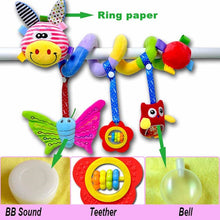 Load image into Gallery viewer, babies musical mobile for crib plush toys arc on the bed toddlers rattle newborn baby boy girl toy for stroller kids 0-12 months