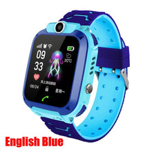 Load image into Gallery viewer, 2G English/Russian Q12 Children's Smart Watch SOS NO Sim Card children Kids phone Waterproof IP67 For IOS Android Birthday Gift