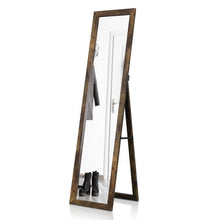 Load image into Gallery viewer, Multifunctional LED Jewelry Mirror Cabinet Wall Door Mounted Jewelry Cabinet Lockable Armoire Organizer Dresser Mirror with LED