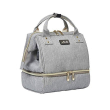 Load image into Gallery viewer, Viedouce USB thermal kid men's insulated office school bag and lunch bag picnic diaper cooler lunch box and bag for women kid