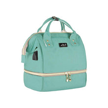 Load image into Gallery viewer, Viedouce USB thermal kid men's insulated office school bag and lunch bag picnic diaper cooler lunch box and bag for women kid