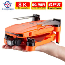 Load image into Gallery viewer, SHAREFUNBAY ICAT7 Drone 4k 8k GPS 5G WiFi two axis gimbal camera brushless motor supports TF card flight for 25 min VS sg906 pro