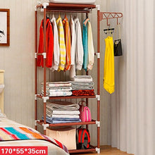 Load image into Gallery viewer, On Sale Modern Simple Wardrobe Fabric Folding Cloth Storage Cabinet DIY Assembly Easy Install Reinforcement Wardrobe Closet