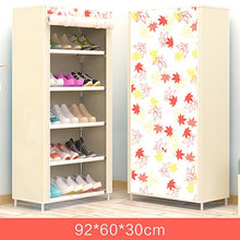 Load image into Gallery viewer, On Sale Modern Simple Wardrobe Fabric Folding Cloth Storage Cabinet DIY Assembly Easy Install Reinforcement Wardrobe Closet