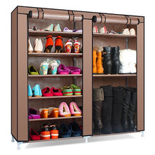 Load image into Gallery viewer, On Sale Modern Simple Wardrobe Fabric Folding Cloth Storage Cabinet DIY Assembly Easy Install Reinforcement Wardrobe Closet