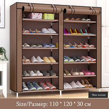 Load image into Gallery viewer, On Sale Modern Simple Wardrobe Fabric Folding Cloth Storage Cabinet DIY Assembly Easy Install Reinforcement Wardrobe Closet