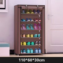 Load image into Gallery viewer, On Sale Modern Simple Wardrobe Fabric Folding Cloth Storage Cabinet DIY Assembly Easy Install Reinforcement Wardrobe Closet
